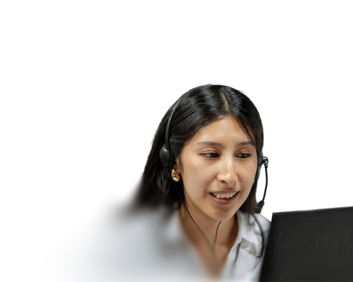 Beraterin am Telefon