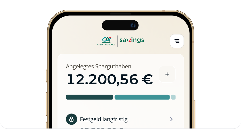 Investitions-Oberfläche